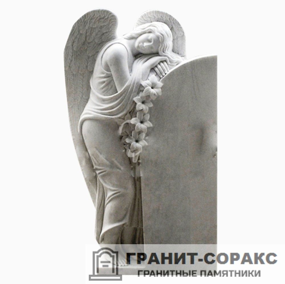 Заказ памятника с красивым ангелом. 