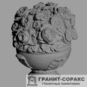 Цветы от «Гранит-Соракс» - декор для памятников в Симферополе